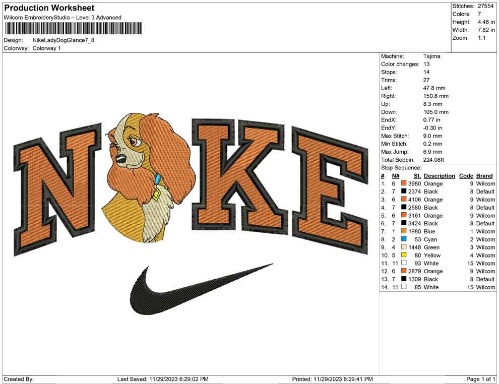 Nike Lady Dog Glance