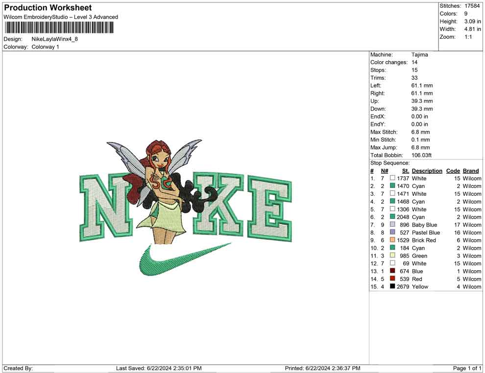 Nike Layla Winx