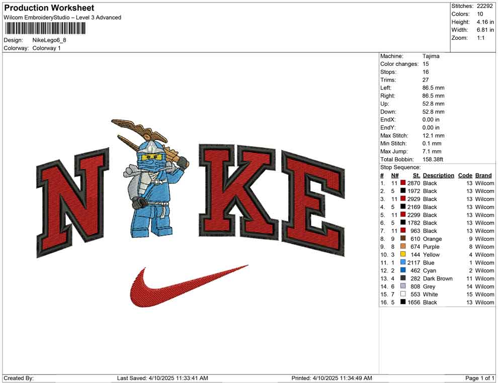 Nike Lego