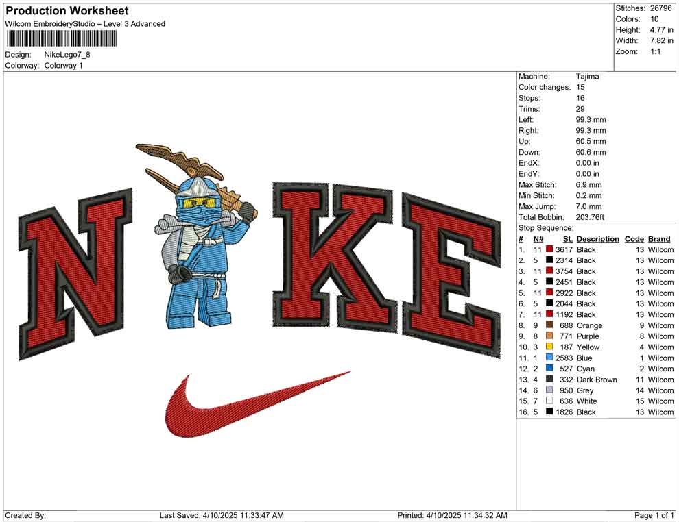 Nike Lego