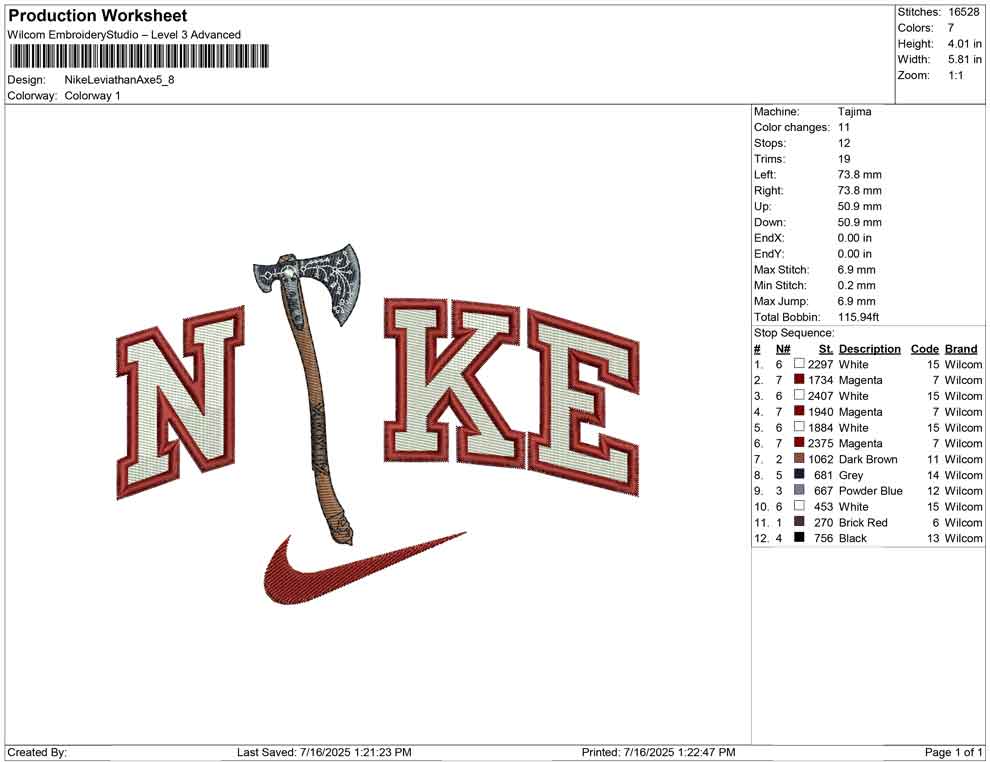 Nike Leviathan Axe