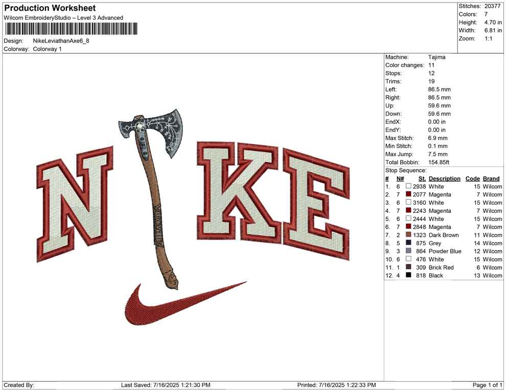 Nike Leviathan Axe