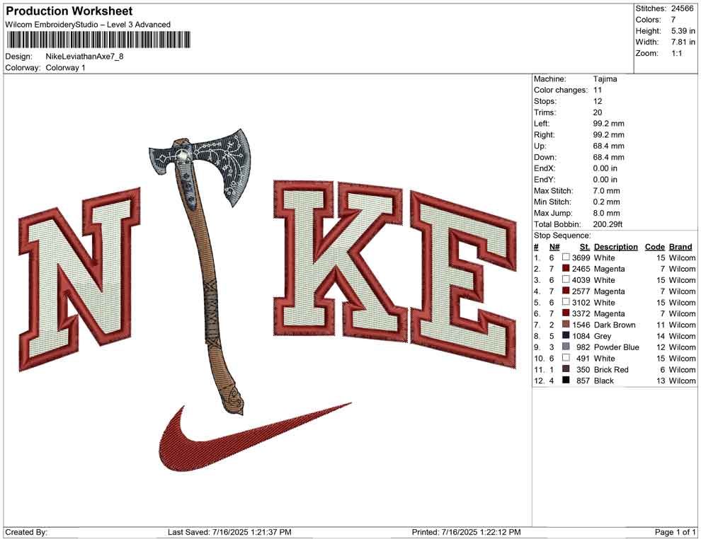 Nike Leviathan Axe