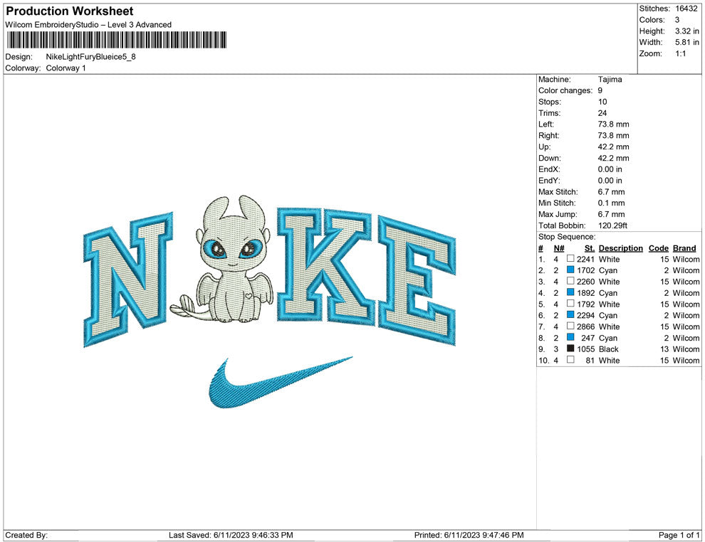 Nike Lightfury Blueice