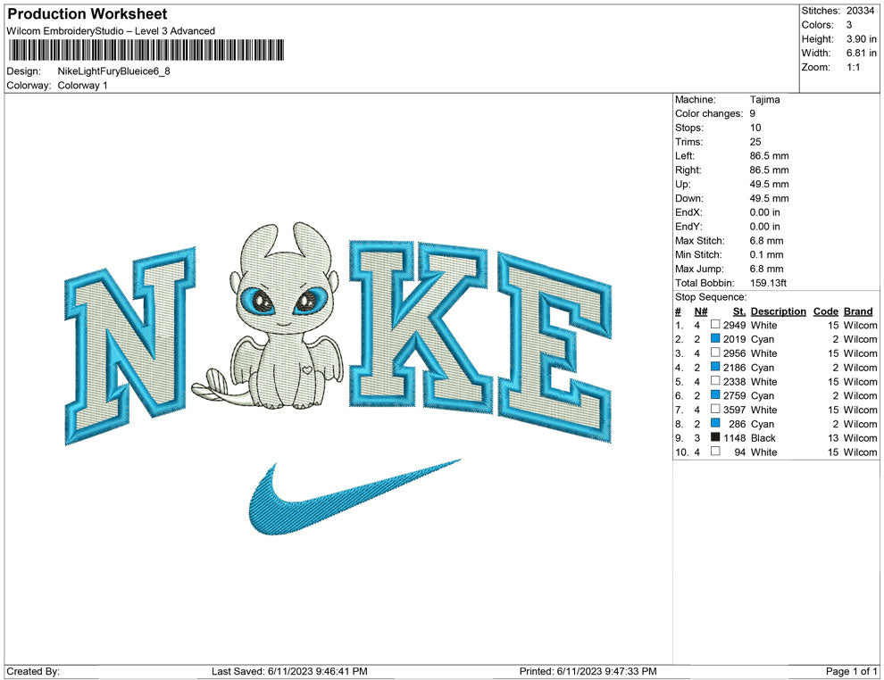 Nike Lightfury Blueice