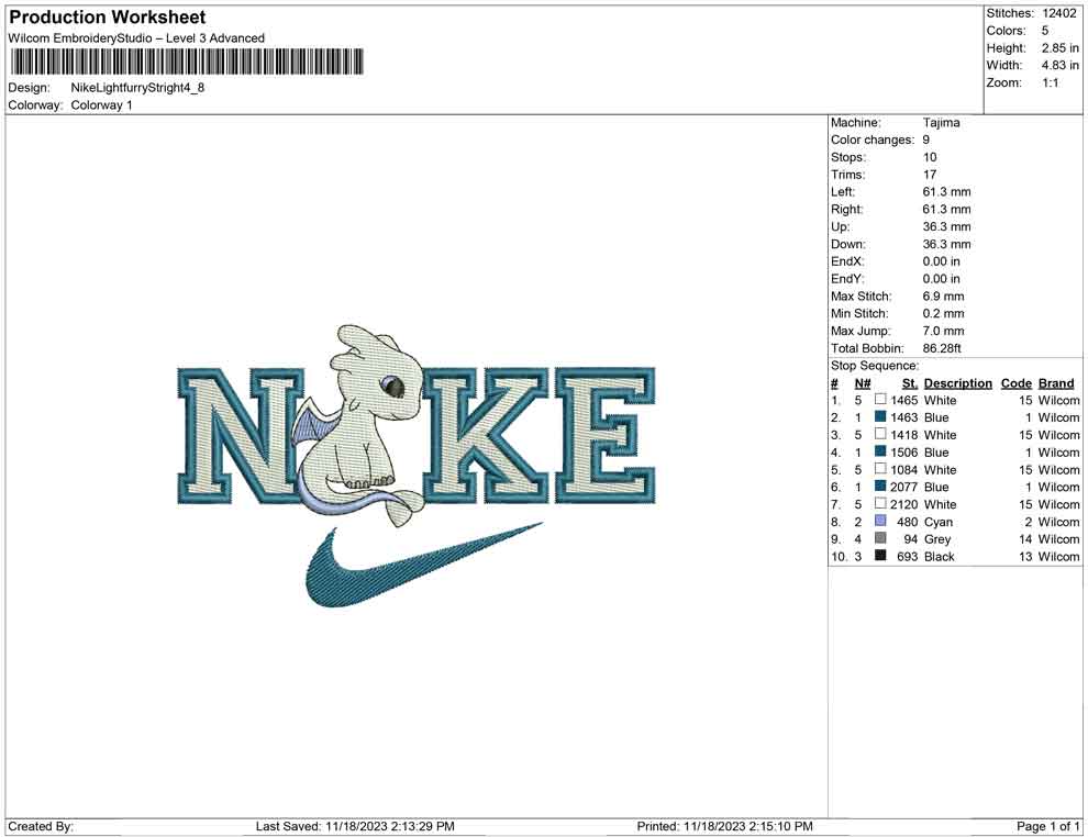 Nike Light furry Stright