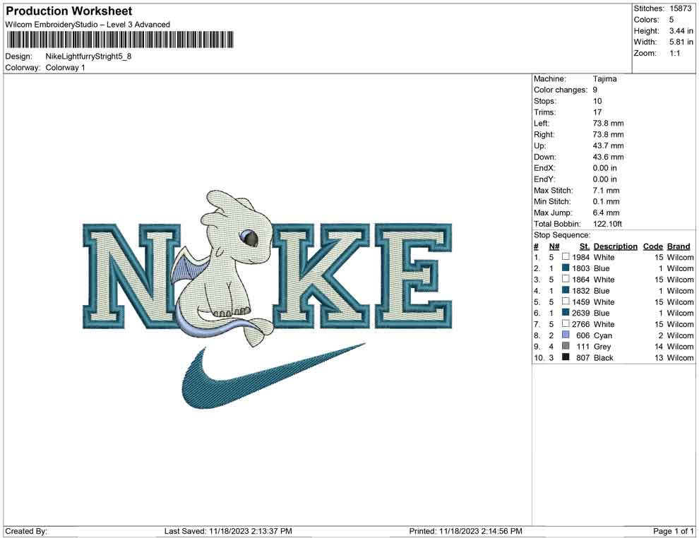 Nike Light furry Stright