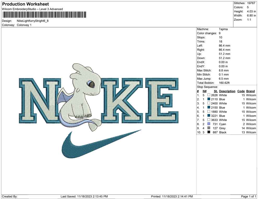 Nike Light furry Stright