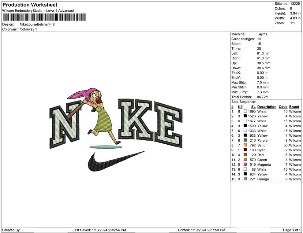 Nike Louise Belcher