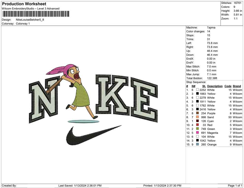 Nike Louise Belcher