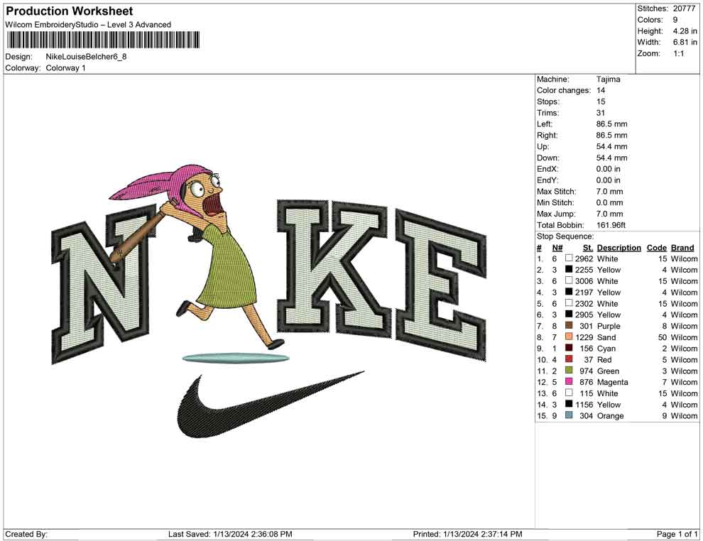 Nike Louise Belcher