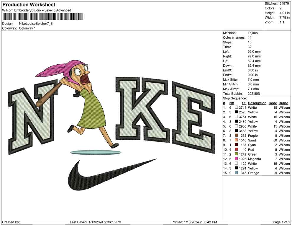 Nike Louise Belcher