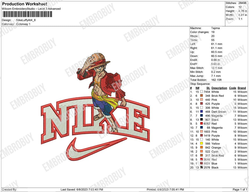 Nike Luffy At