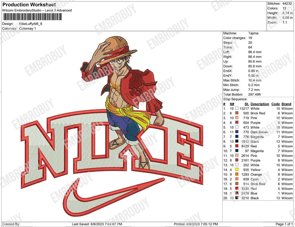 Nike Luffy At