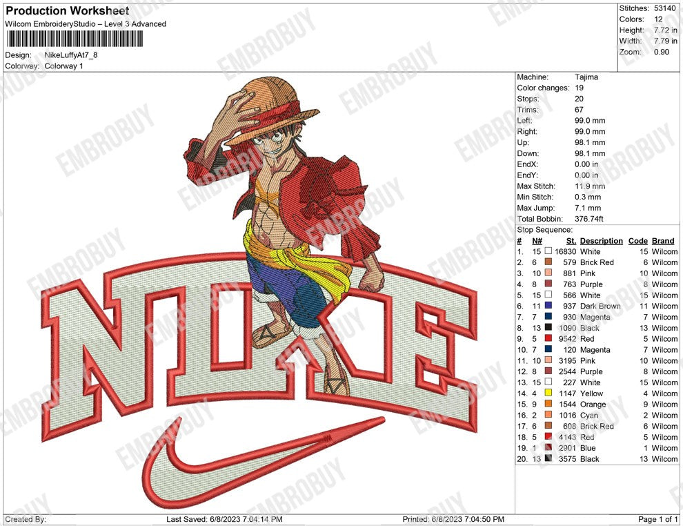 Nike Luffy At