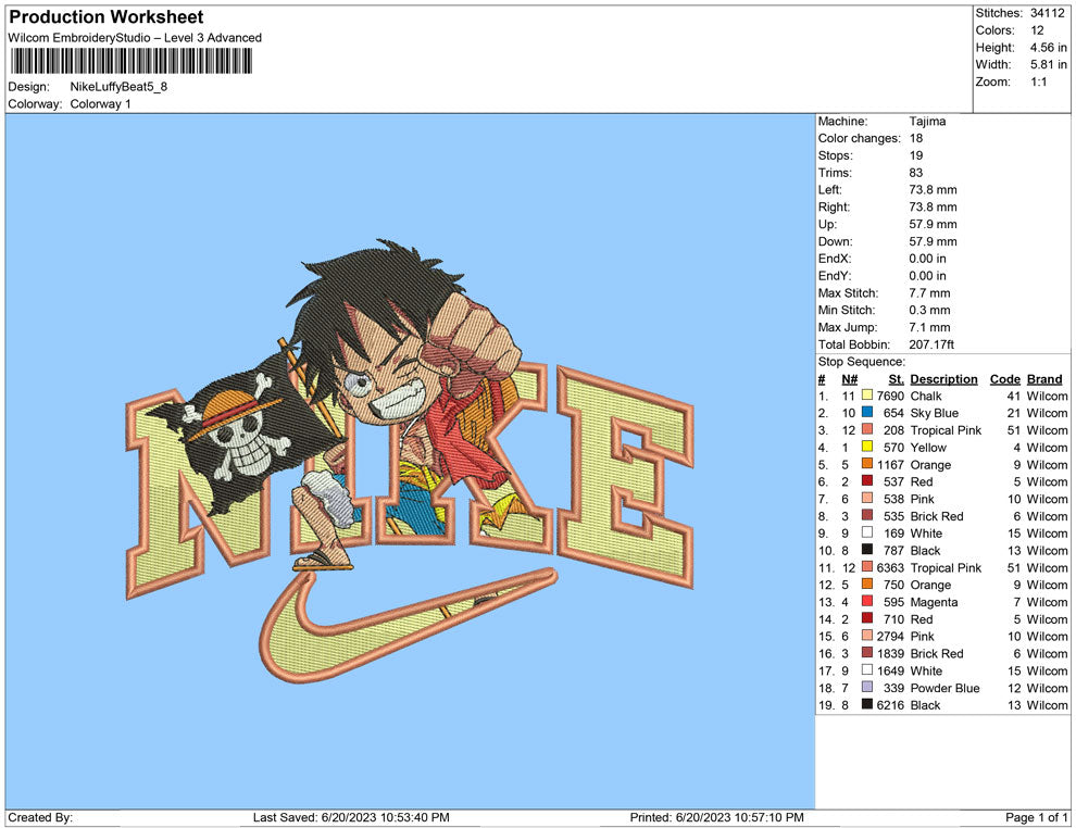 Nike Luffy Beat