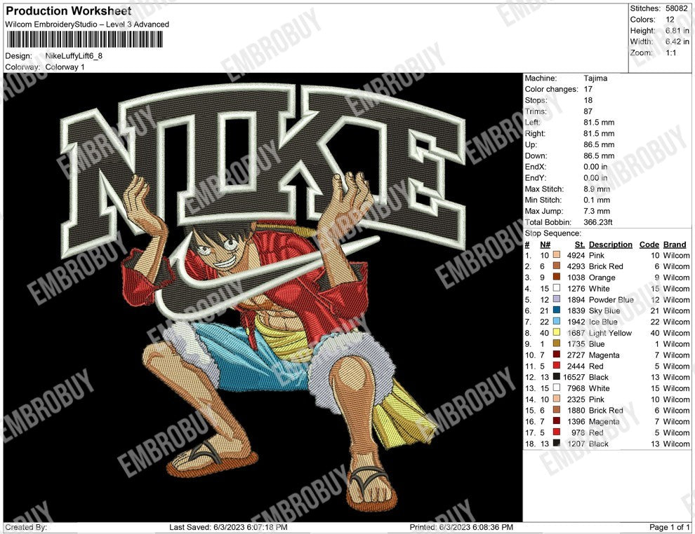 Nike Luffy Lift