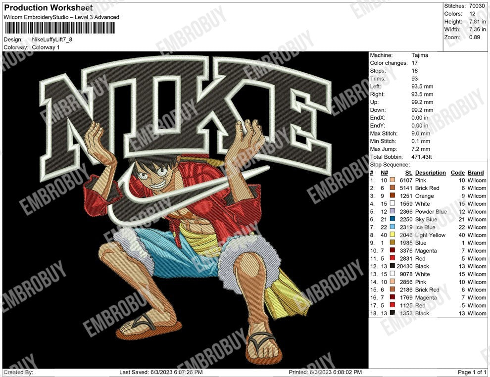 Nike Luffy Lift