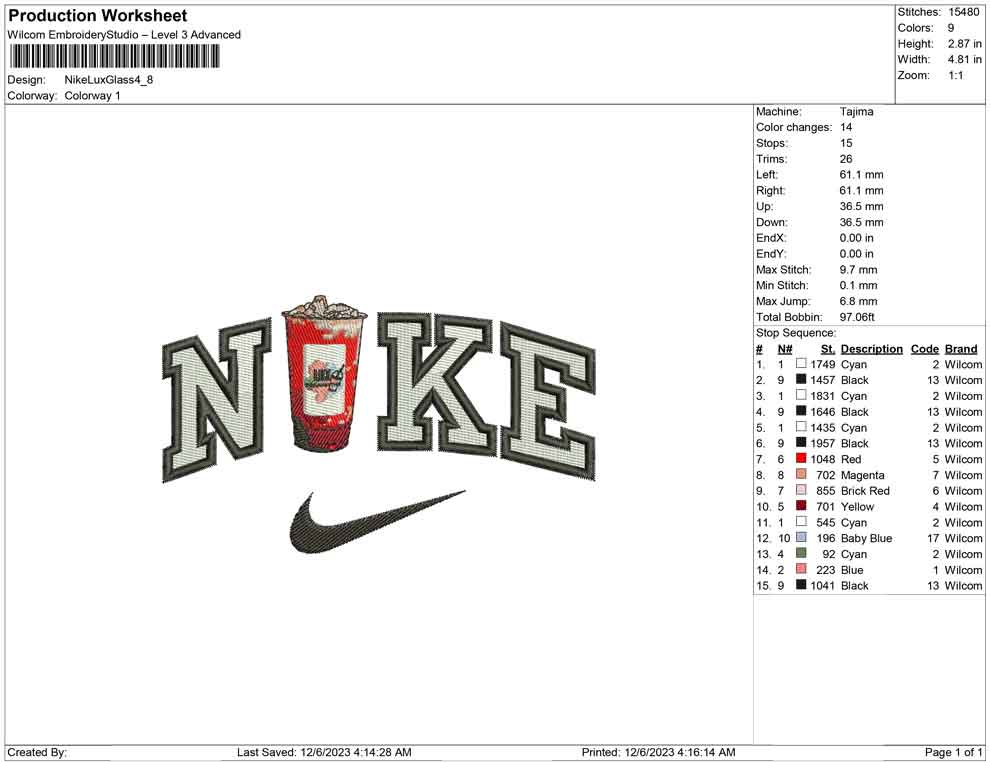 Nike Lux Glass