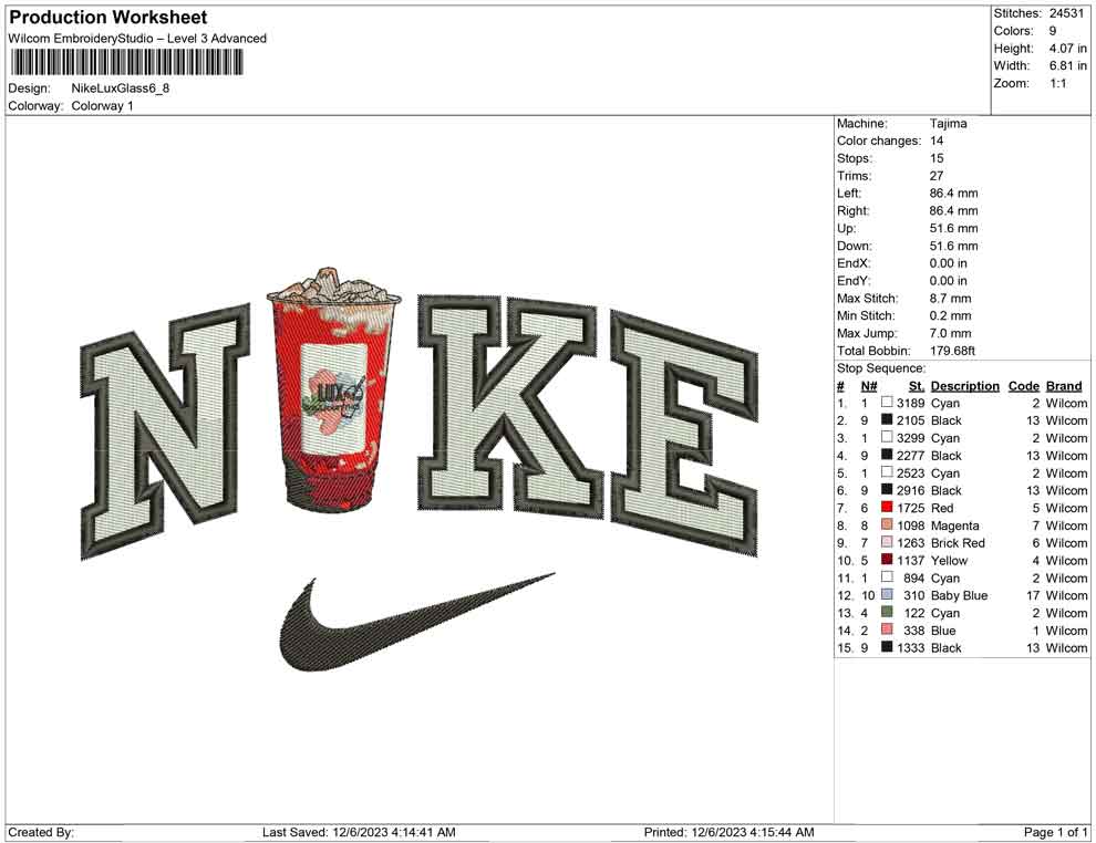 Nike Lux Glass