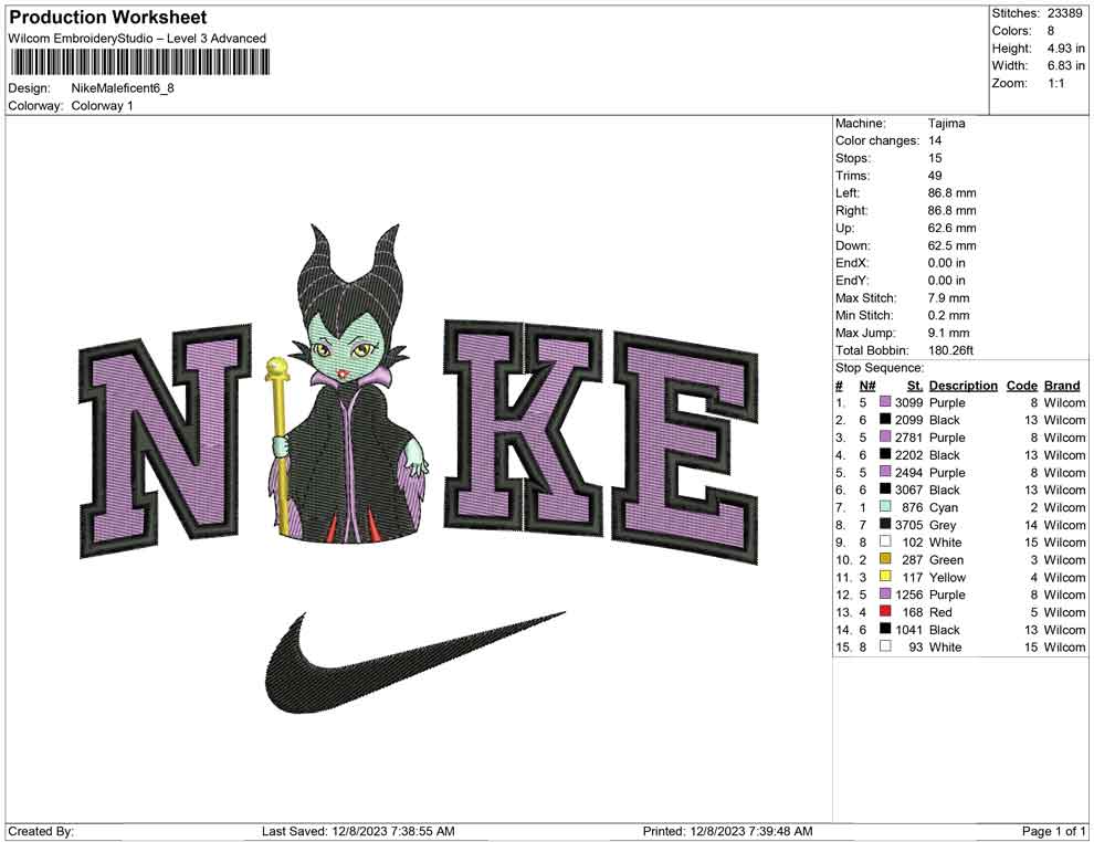 Nike Maleficent