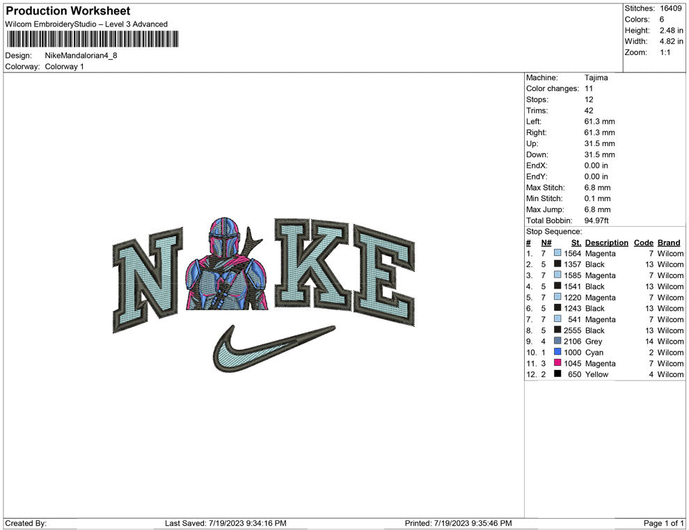 Nike Mandalorian