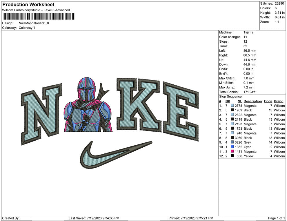 Nike Mandalorian