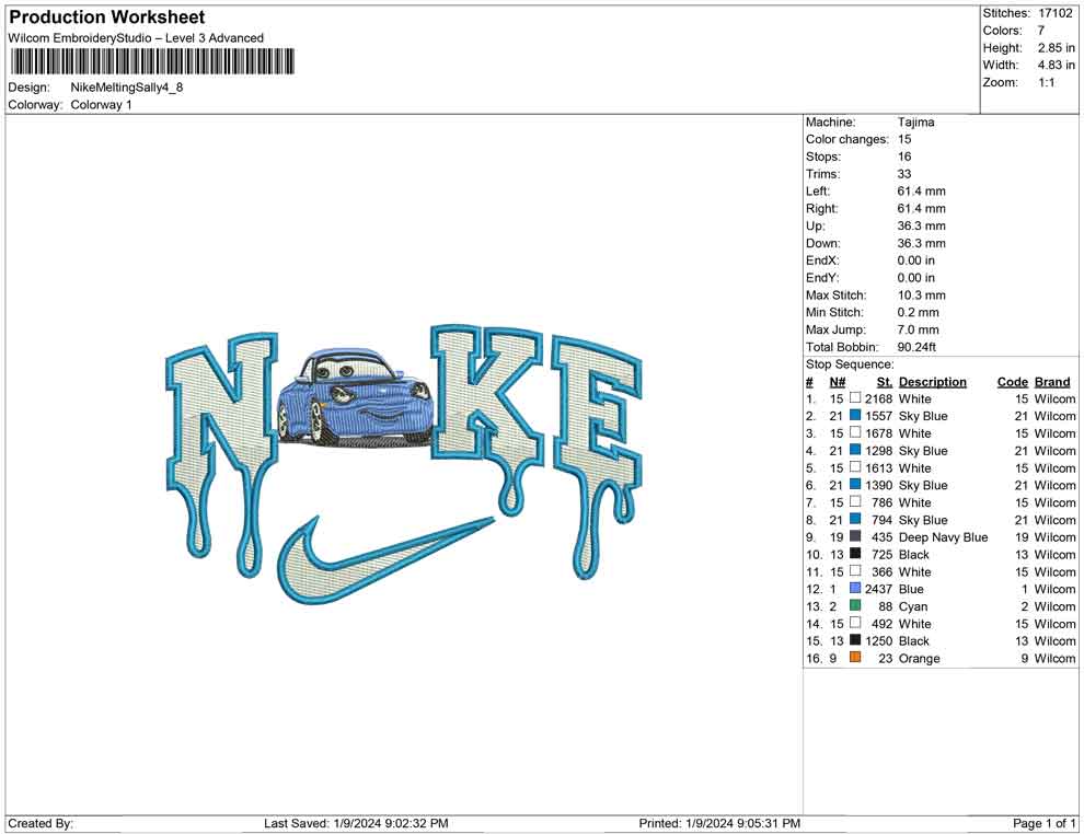 Nike Melting Sally