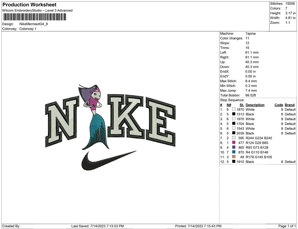 Nike Mermaid G