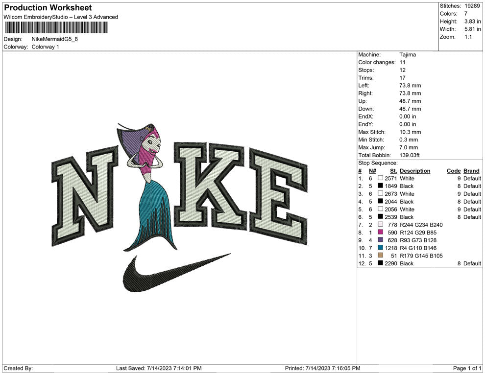 Nike Mermaid G