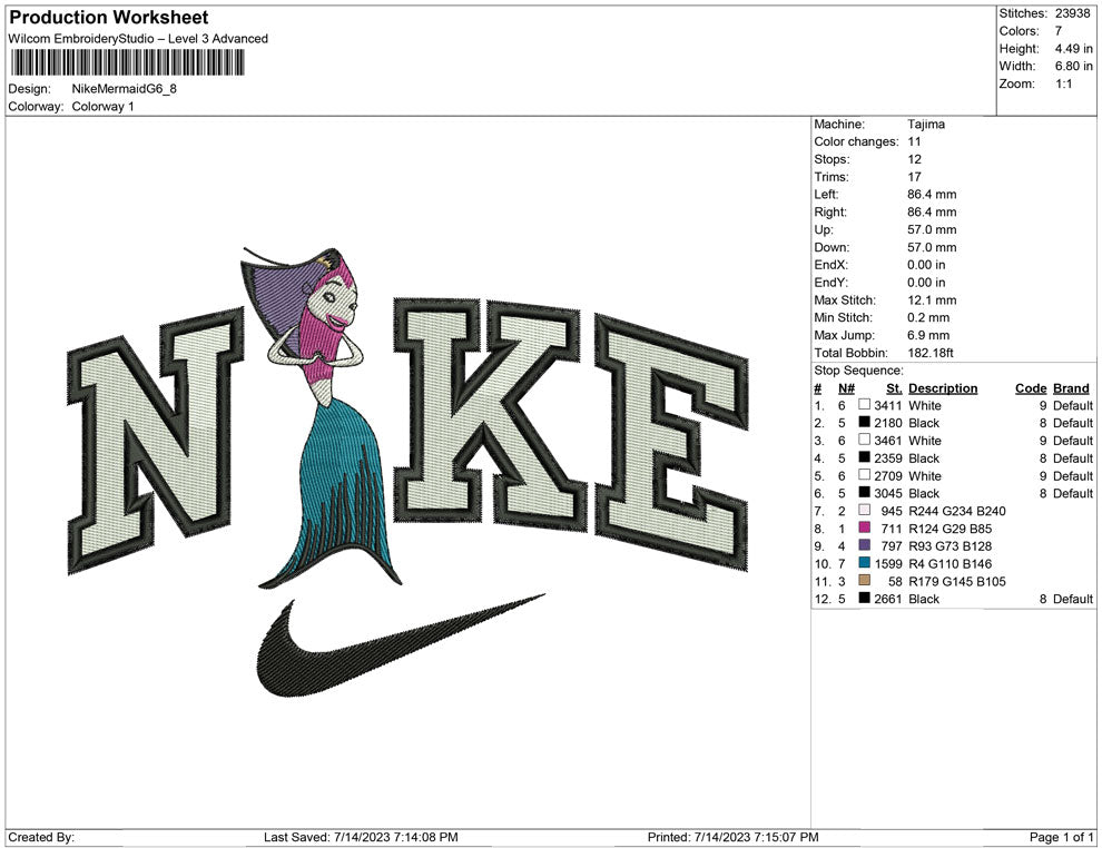 Nike Mermaid G