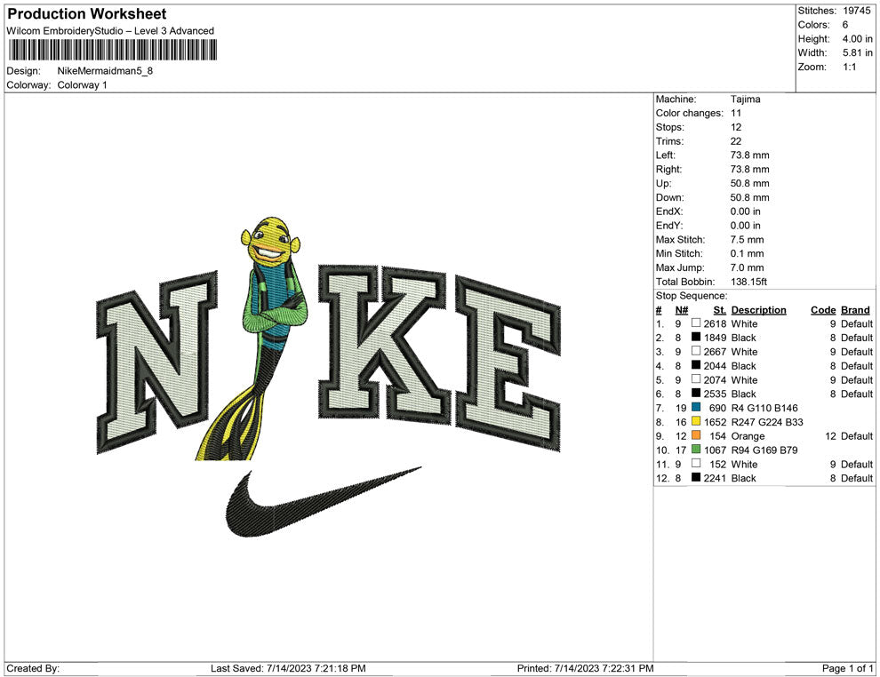 Nike Mermaidman