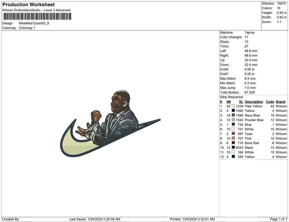 Swoosh Nike Mike Tyson
