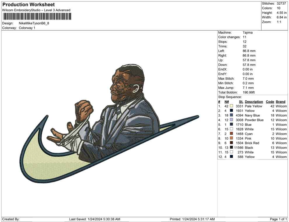 Swoosh Nike Mike Tyson