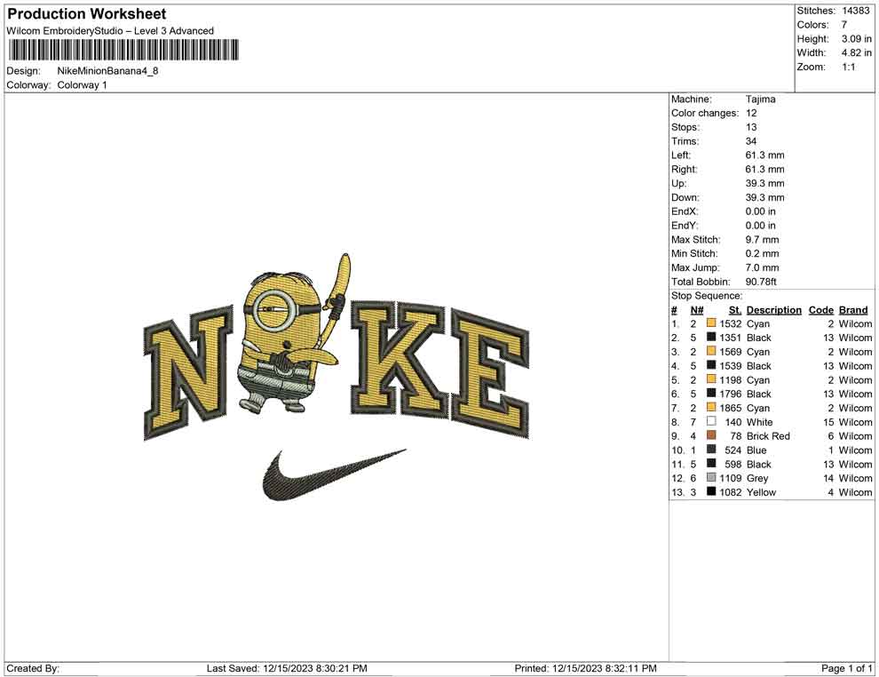 Nike Minion Banana
