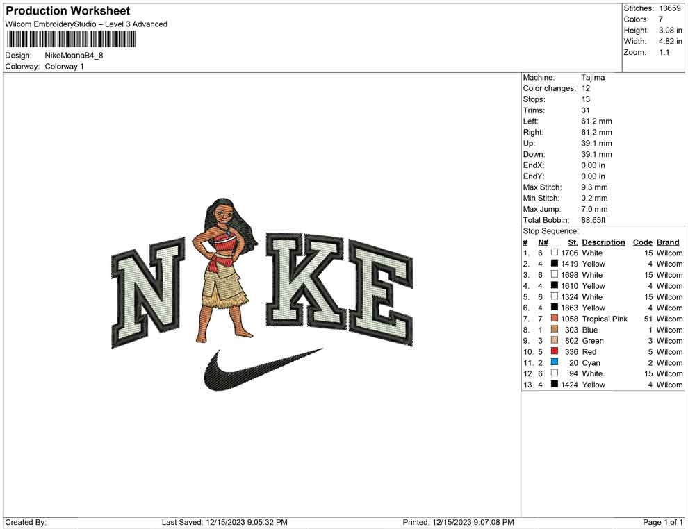 Nike Moana B