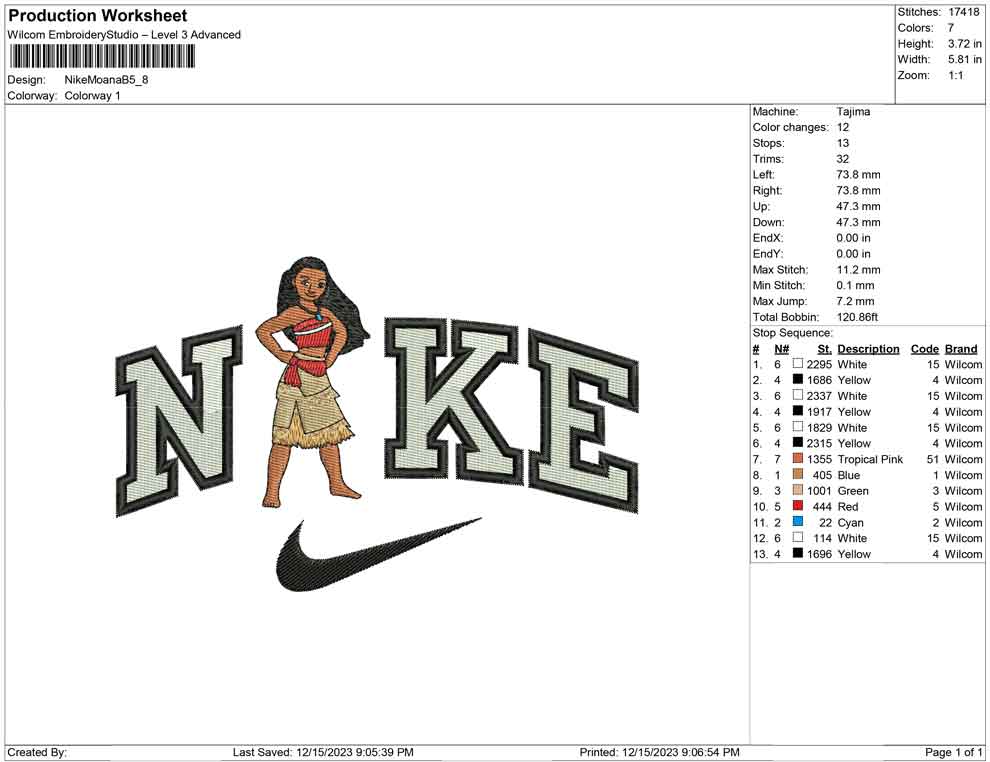 Nike Moana B