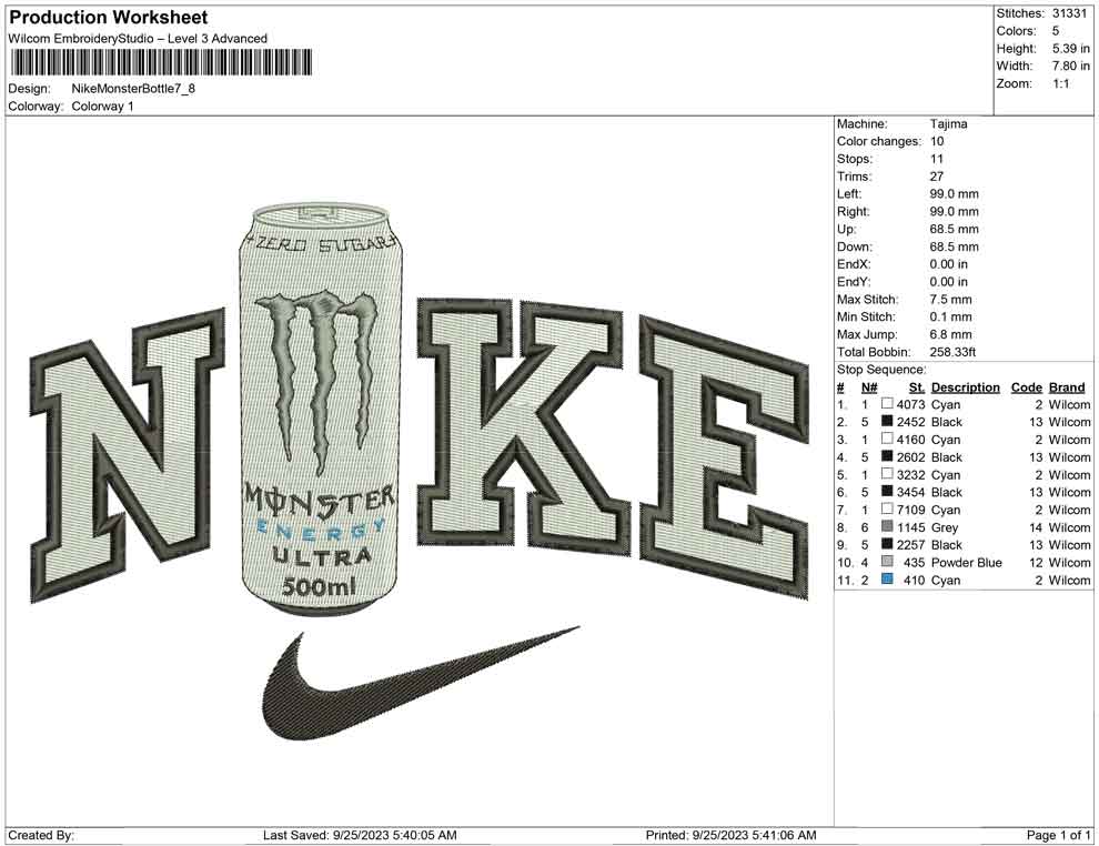 Nike Monster Bottle