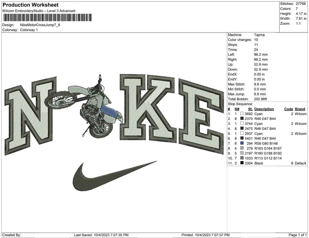 Nike Motor Cross jump