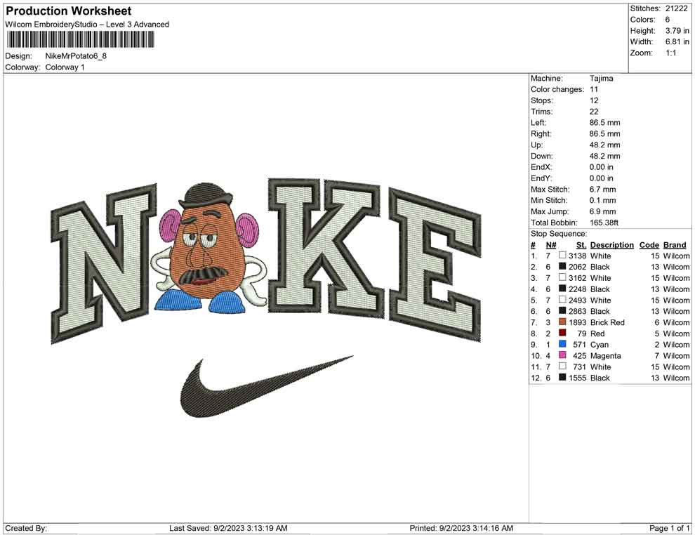Nike Mr Potato