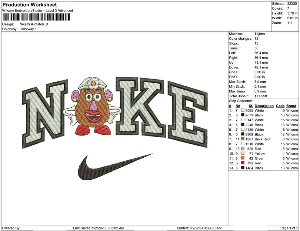 Nike Mrs Potato