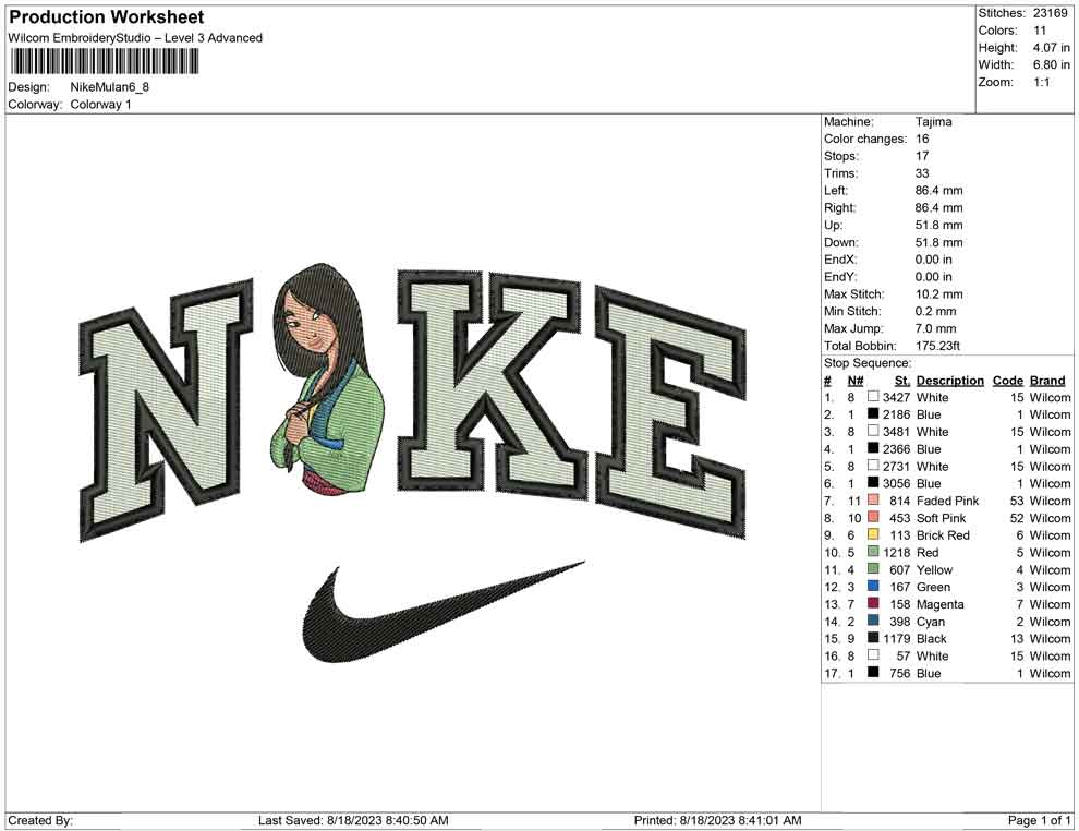Nike Mulan