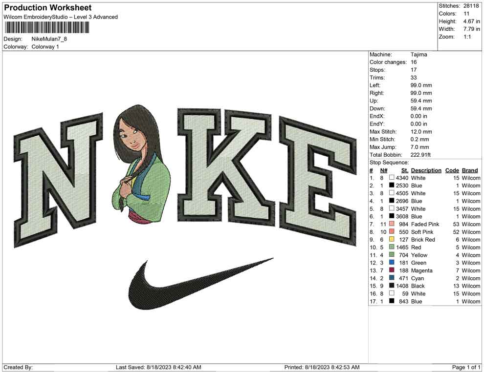 Nike Mulan