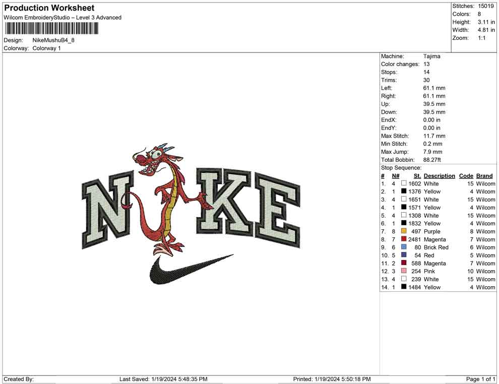 Nike mushu