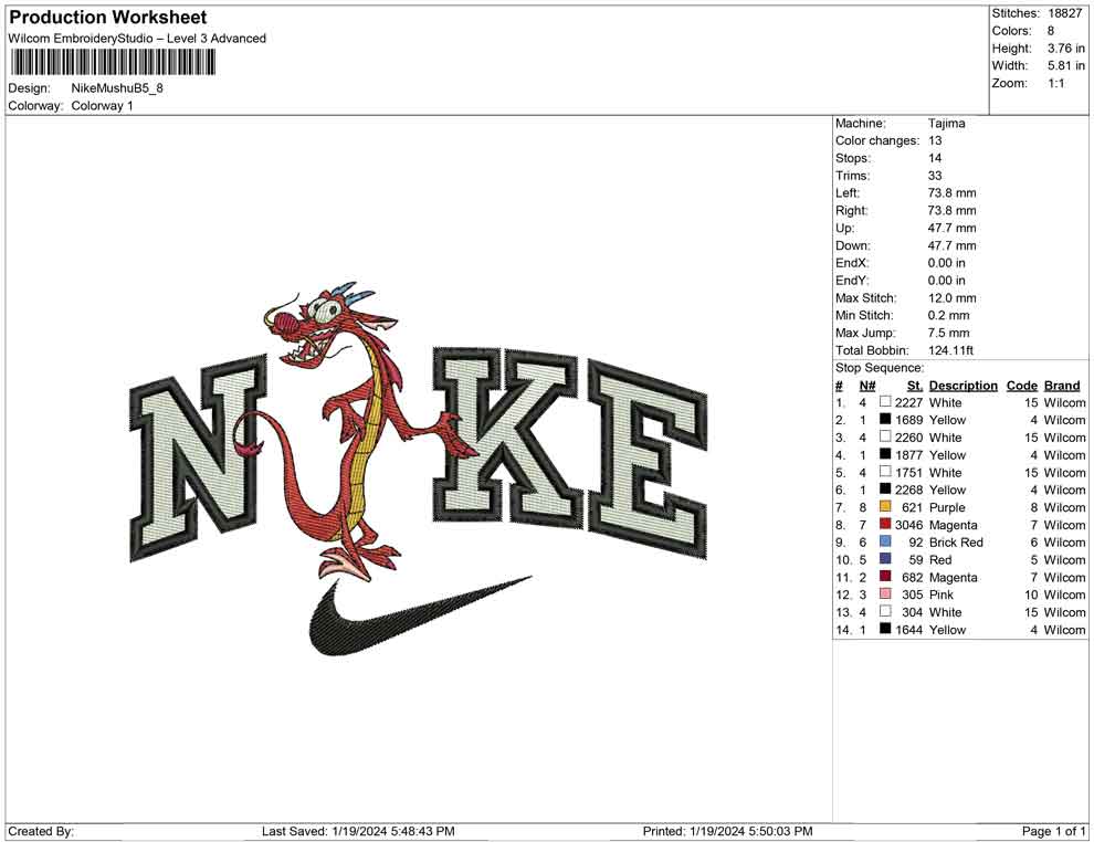 Nike mushu