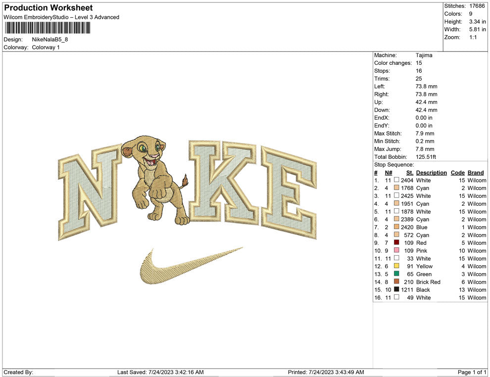 Nike Nala B