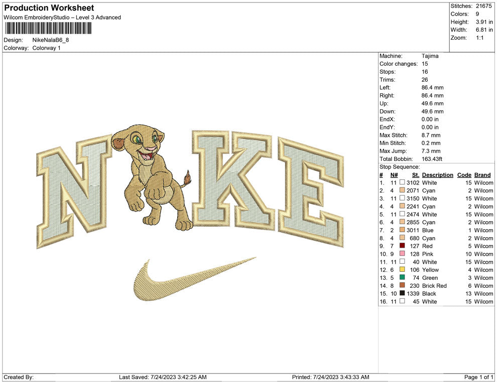 Nike Nala B