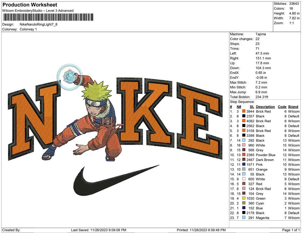 Nike Naruto Ring Light