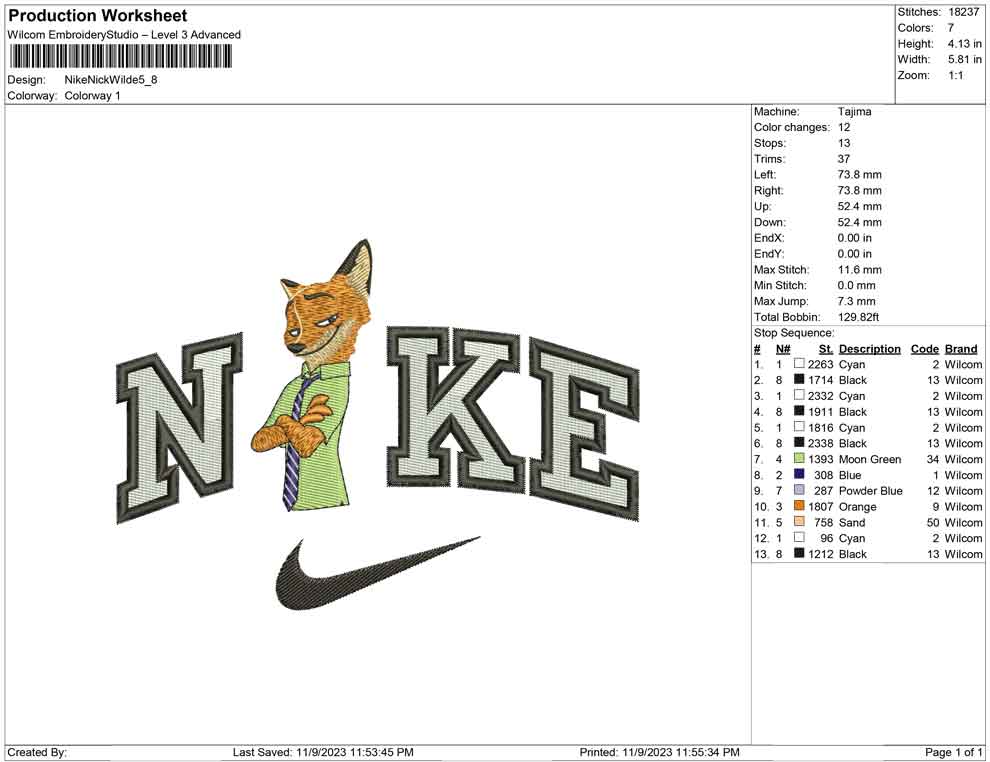 Nike Nick Wilde