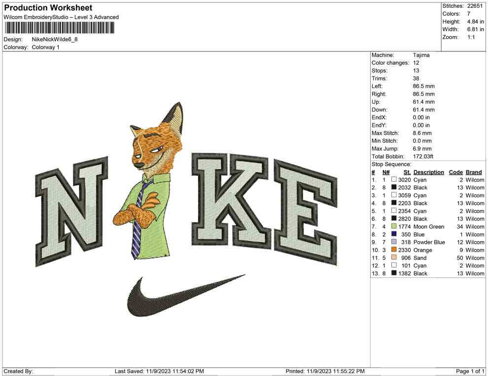 Nike Nick Wilde